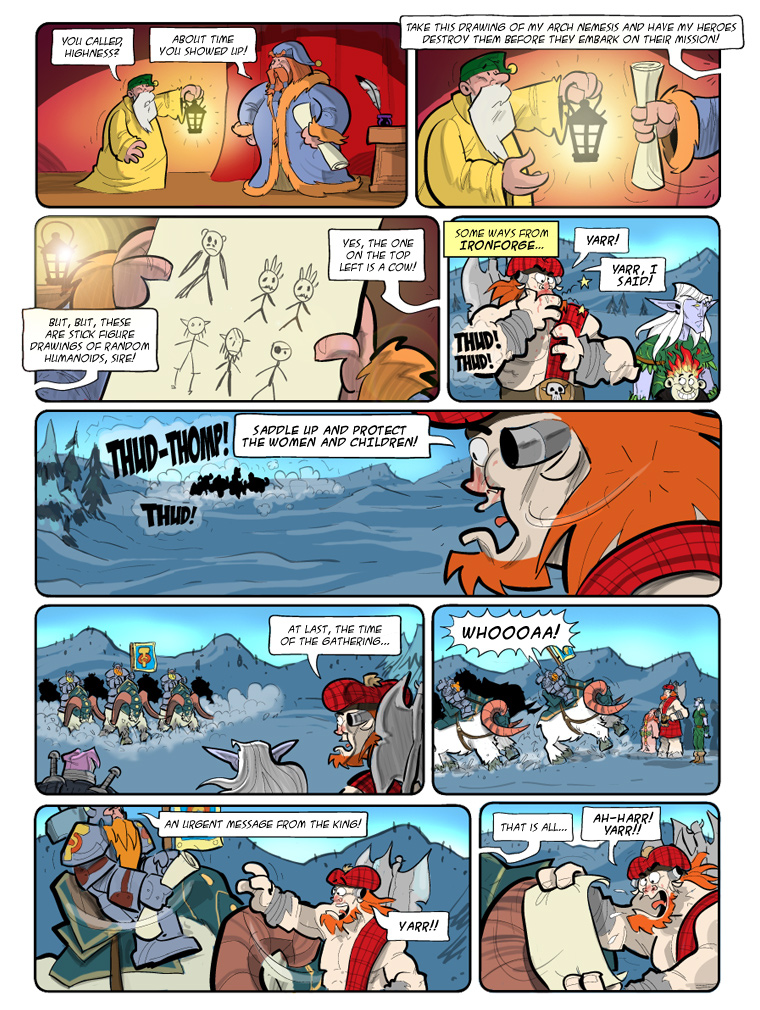 Teh Gladiators Webcomic: The King's Undoing
