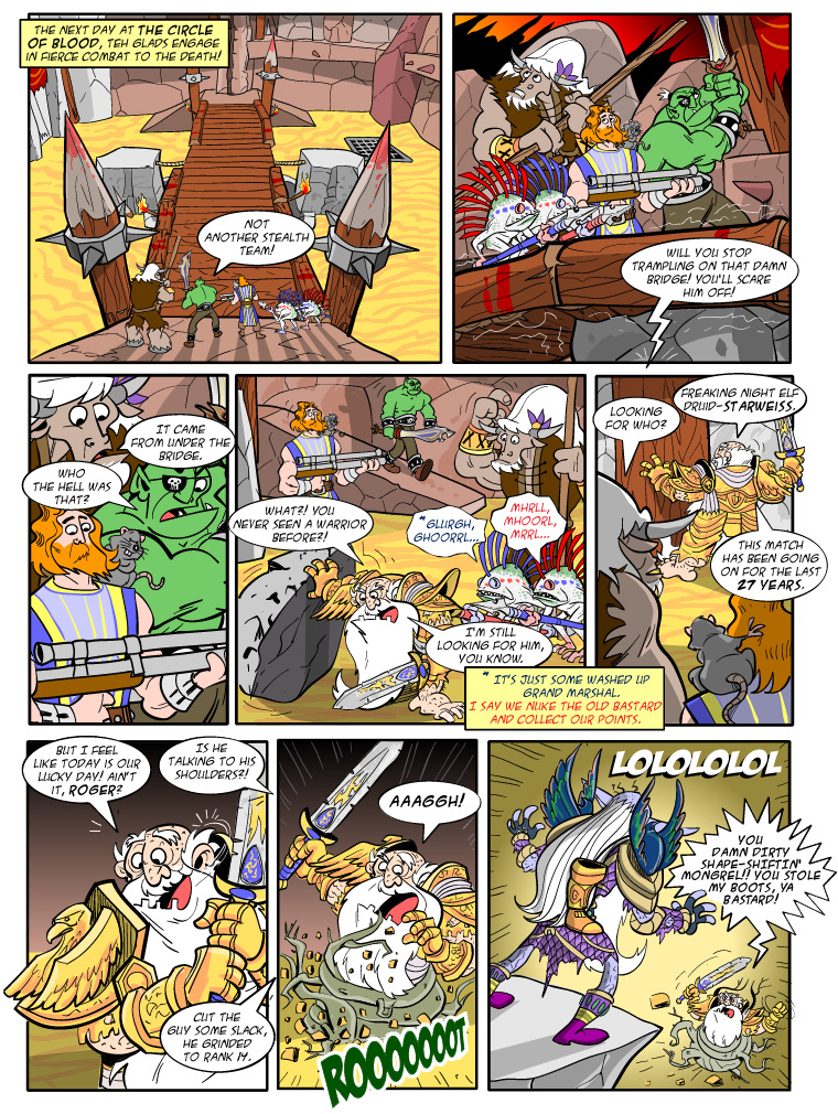 Teh Gladiators Webcomic: The Old World