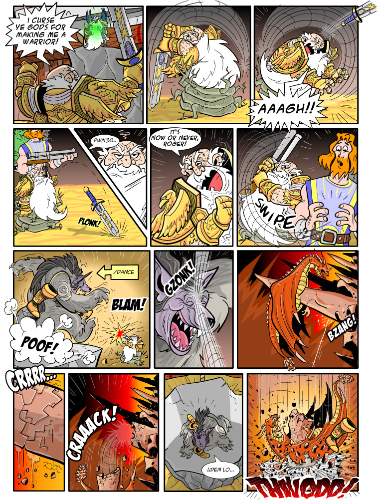 Teh Gladiators Webcomic: The Mace That Got Away