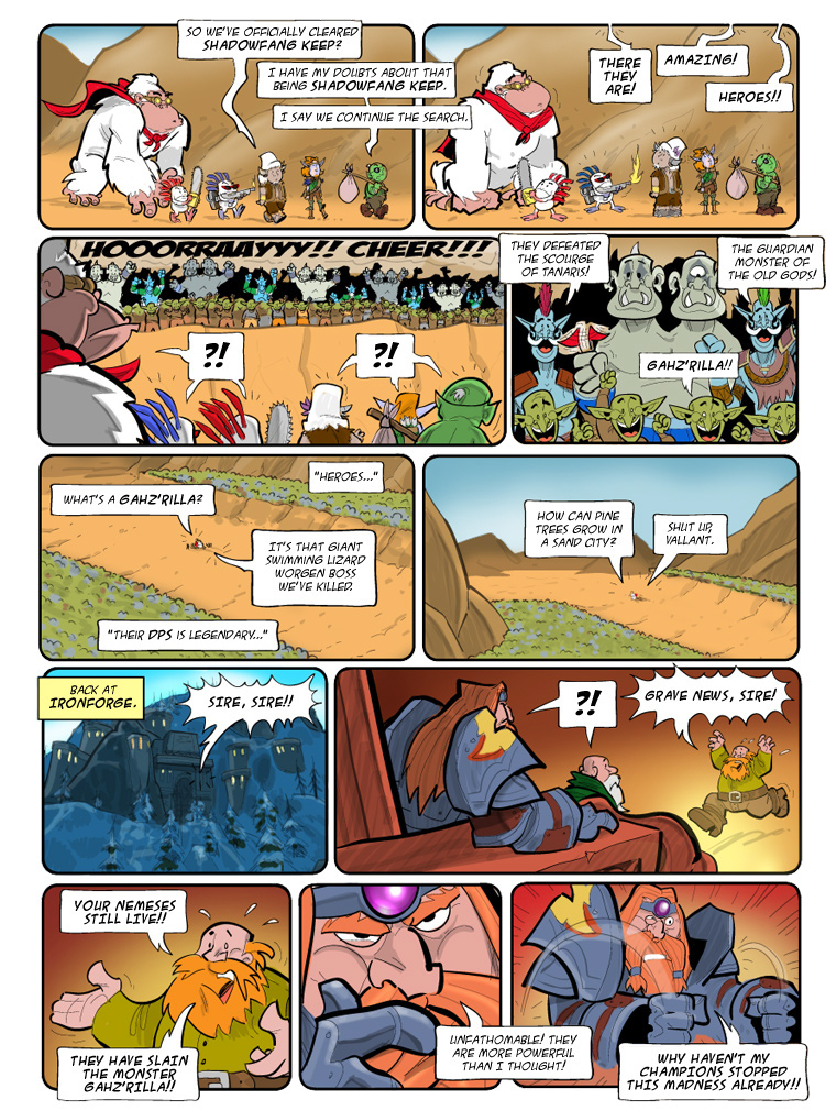 Teh Gladiators Webcomic: Real Heroes