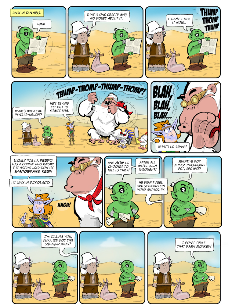 Teh Gladiators Webcomic: Saved By The Cousin