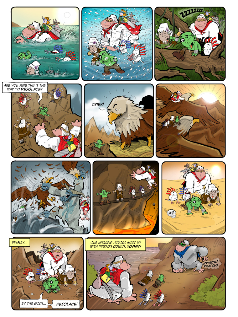 Teh Gladiators Webcomic: A Long and Arduous Journey