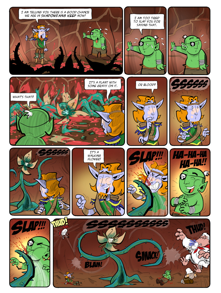 Teh Gladiators Webcomic: Seeking Shelter... 