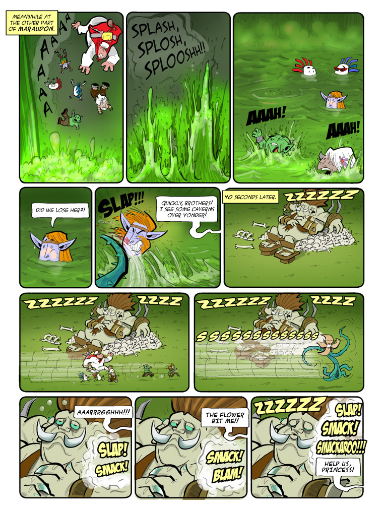 Teh Gladiators Webcomic: Help Us, Princess!