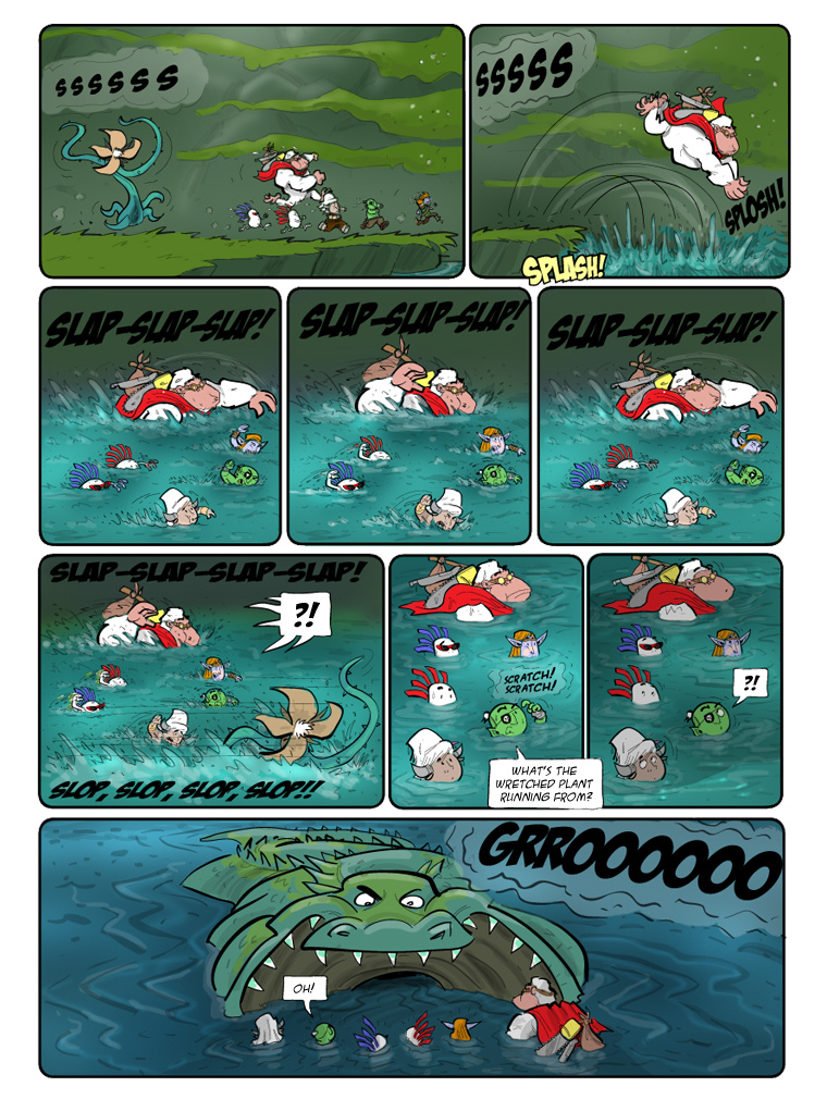Teh Gladiators Webcomic: There's Always A Bigger Fish