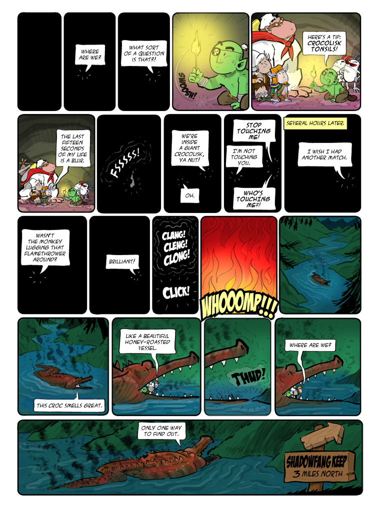 Teh Gladiators Webcomic: There's Always A Bigger Fish