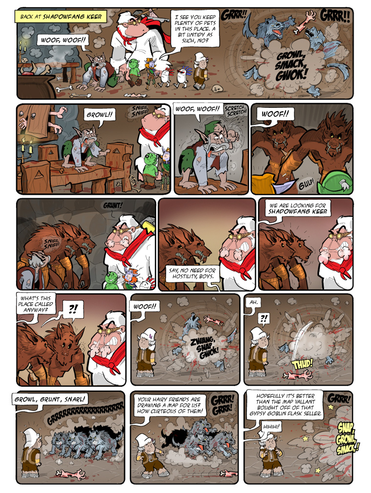 Teh Gladiators Webcomic: Welcome to Shadowfang Keep!