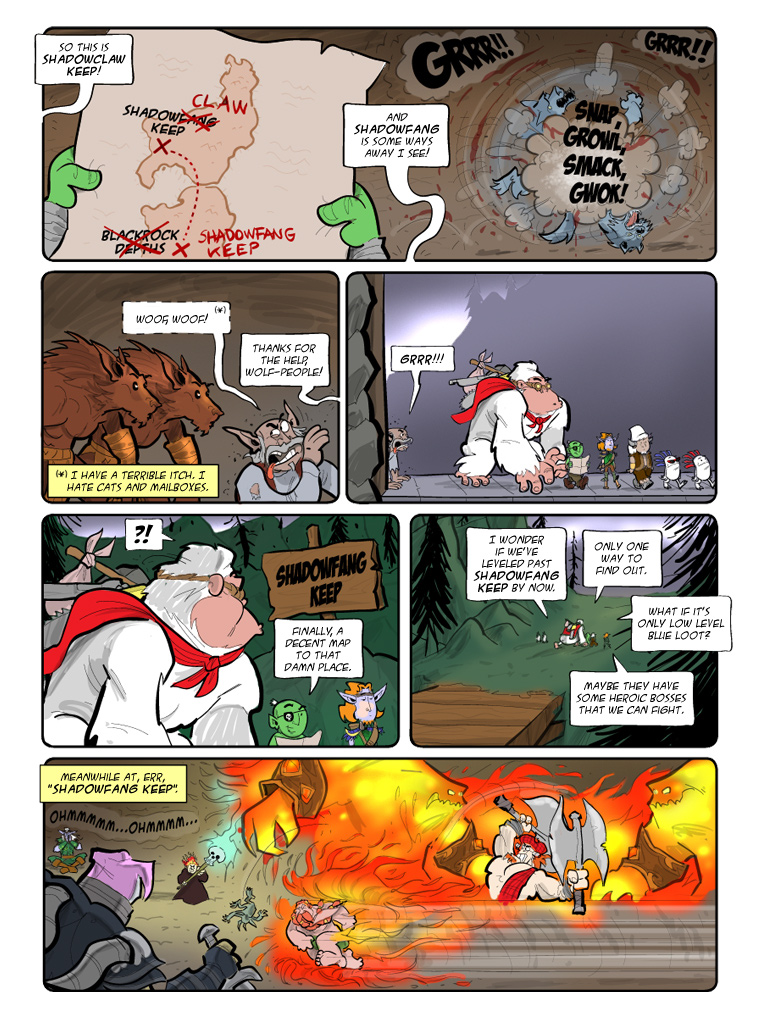 Teh Gladiators Webcomic: Just Follow the Map
