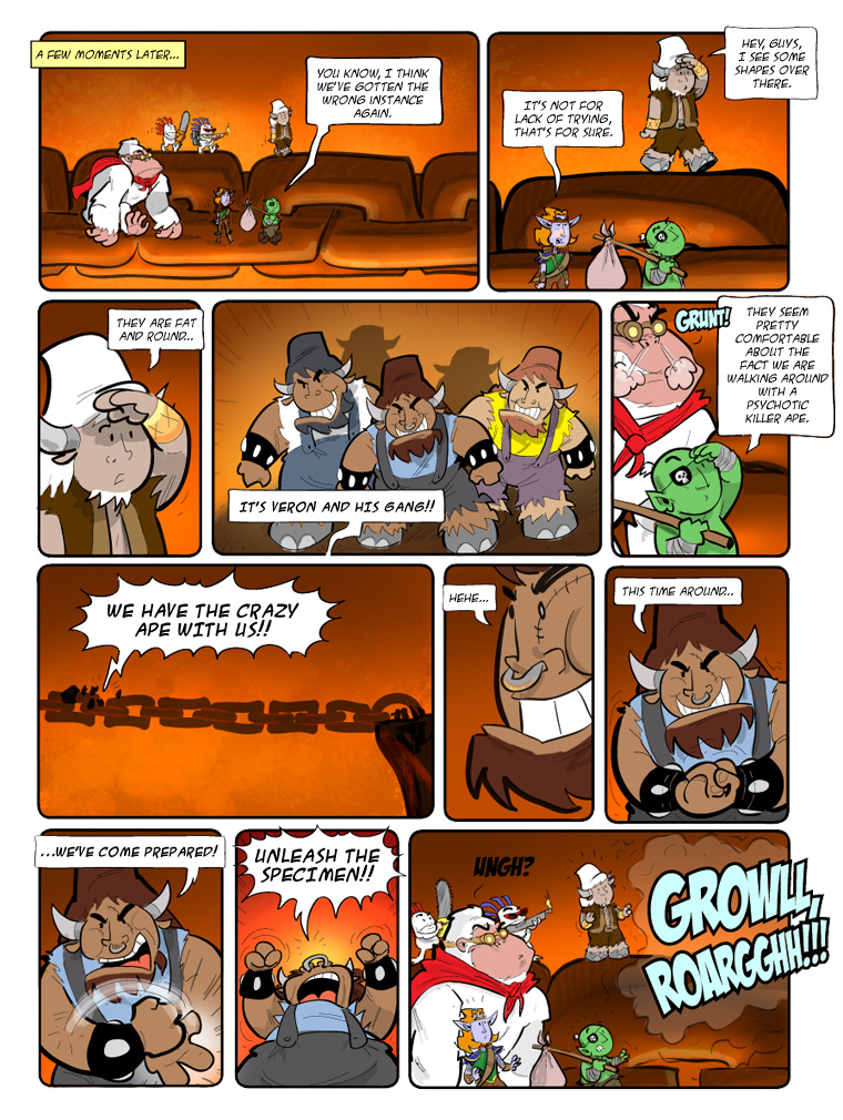 Teh Gladiators Webcomic: Unleash the Specimen!