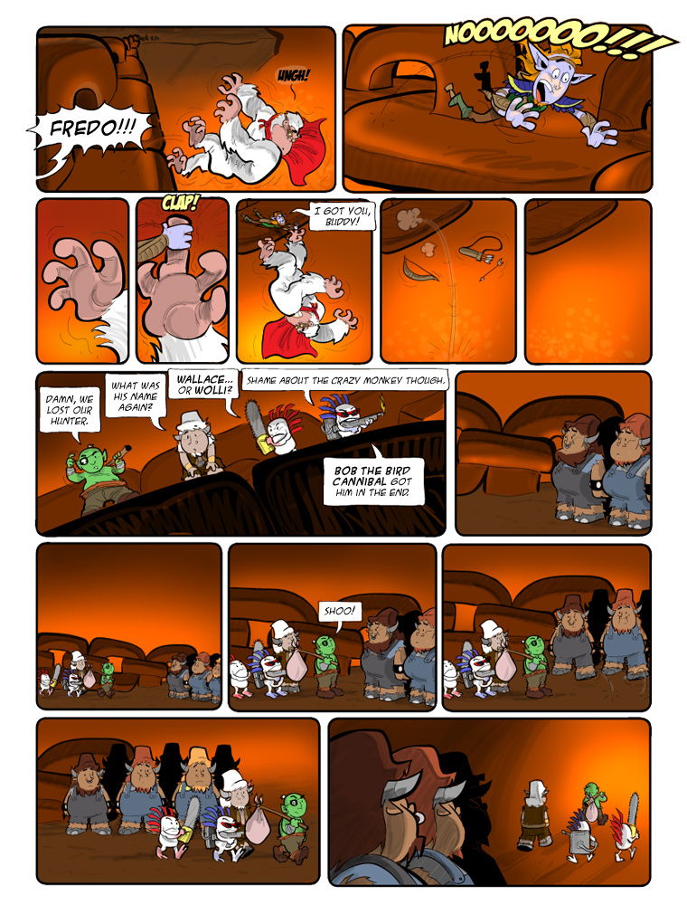 Teh Gladiators Webcomic: Shoo!