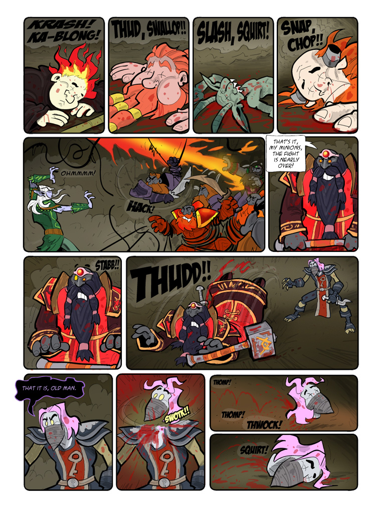 Teh Gladiators Webcomic: Auction the Big Orange Thing
