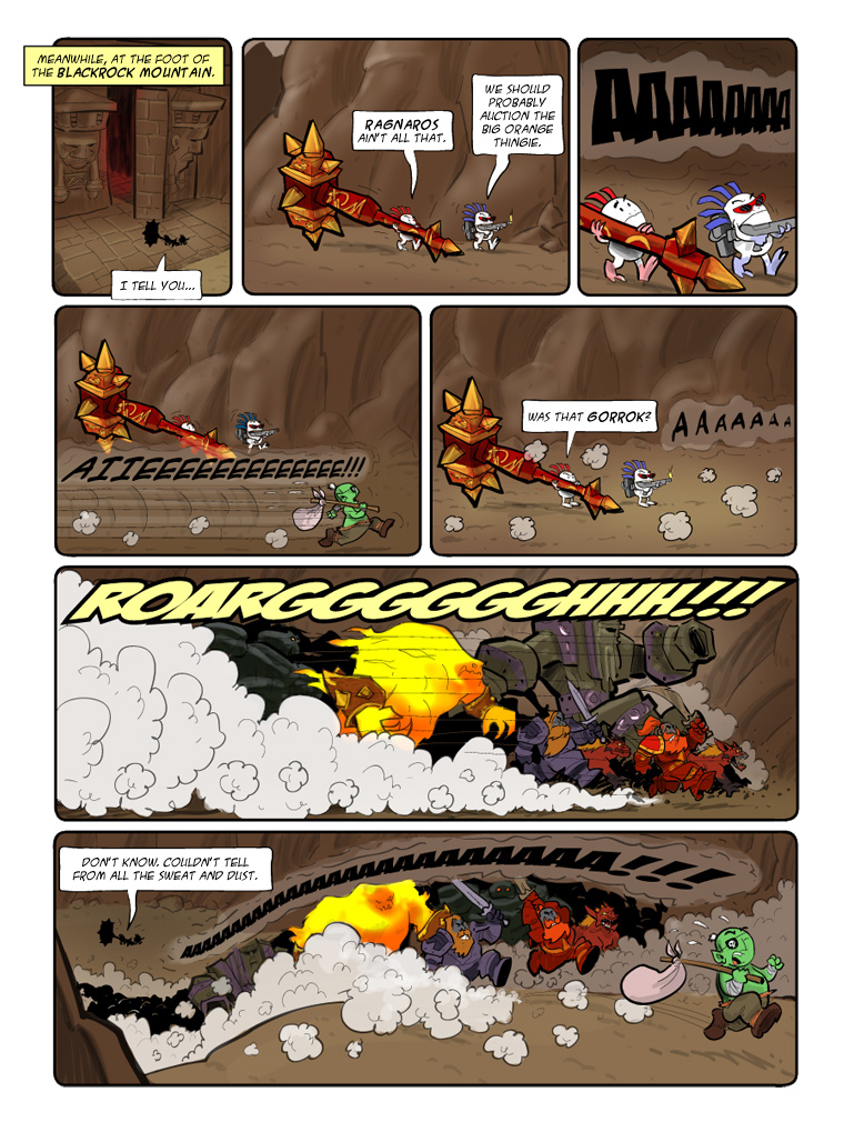 Teh Gladiators Webcomic: Auction the Big Orange Thing