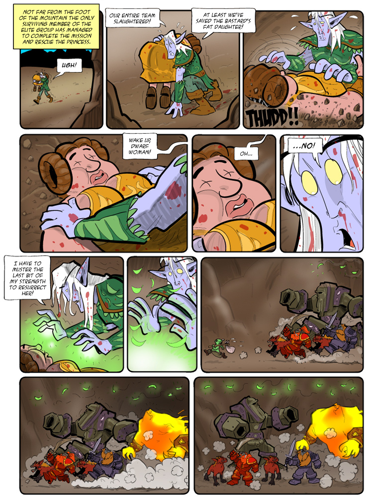 Teh Gladiators Webcomic: Aggro Woes 