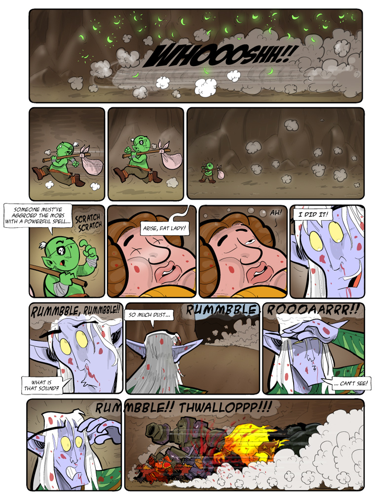Teh Gladiators Webcomic: Aggro Woes 
