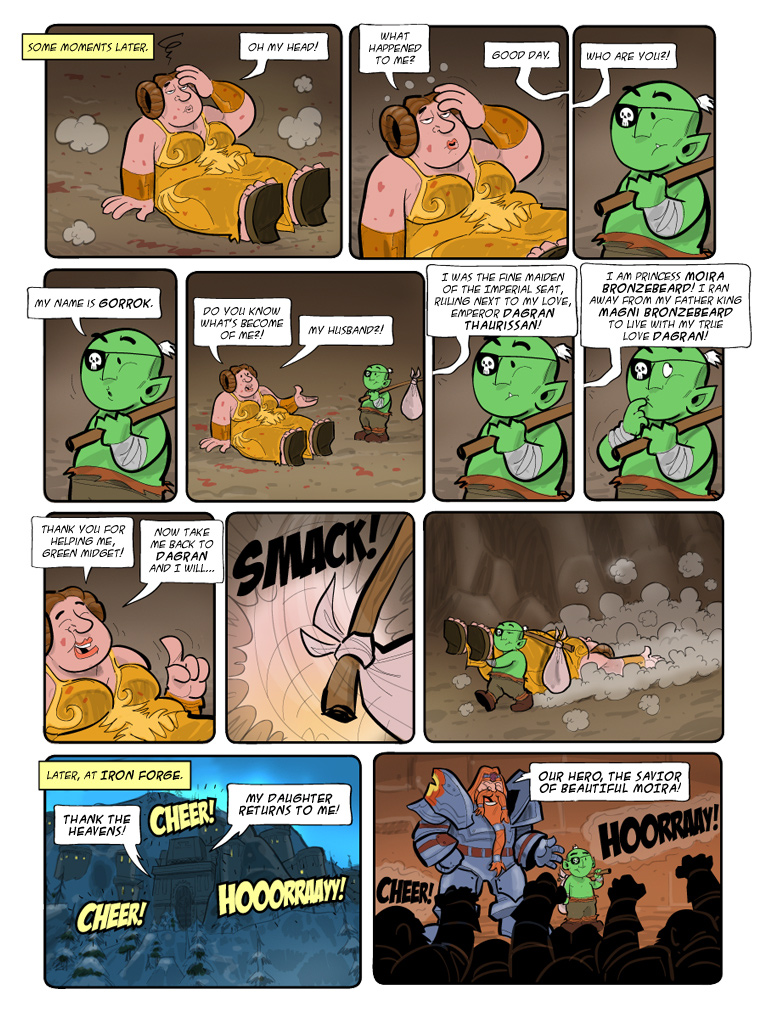 Teh Gladiators Webcomic: It's All That Tiny Orc's Fault 