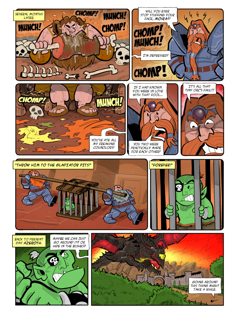 Teh Gladiators Webcomic: It's All That Tiny Orc's Fault 