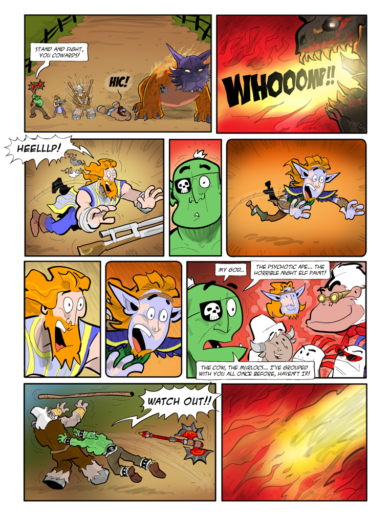 Teh Gladiators Webcomic: Orc's Startling Realization