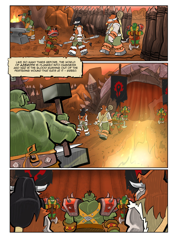 Teh Gladiators Webcomic: Note the Bear Rug