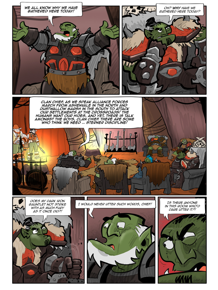 Teh Gladiators Webcomic: Dark Iron Gauntlet Strikes