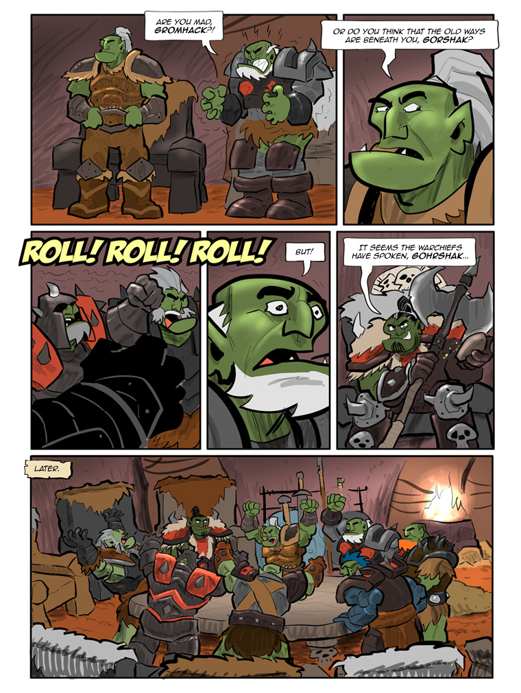 Teh Gladiators Webcomic: The Warchiefs Have Spoken!