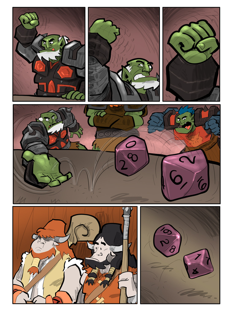 Teh Gladiators Webcomic: The Warchiefs Have Spoken!