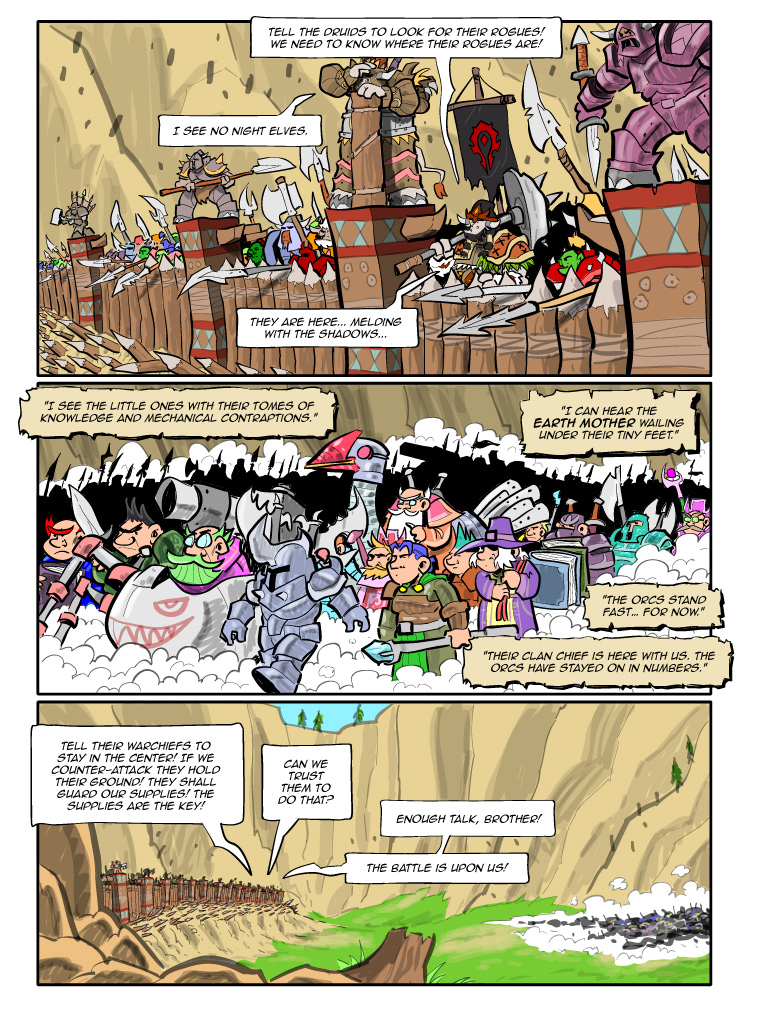 Teh Gladiators Webcomic: The Battle is Upon Them!