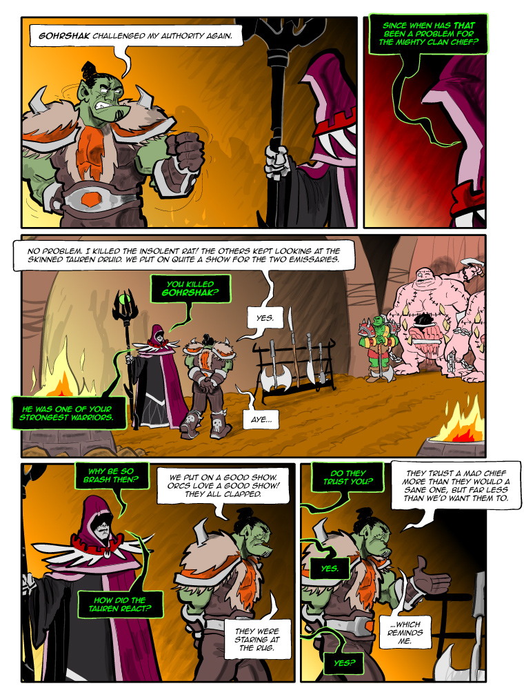 Teh Gladiators Webcomic: The Lumber Mill Boss