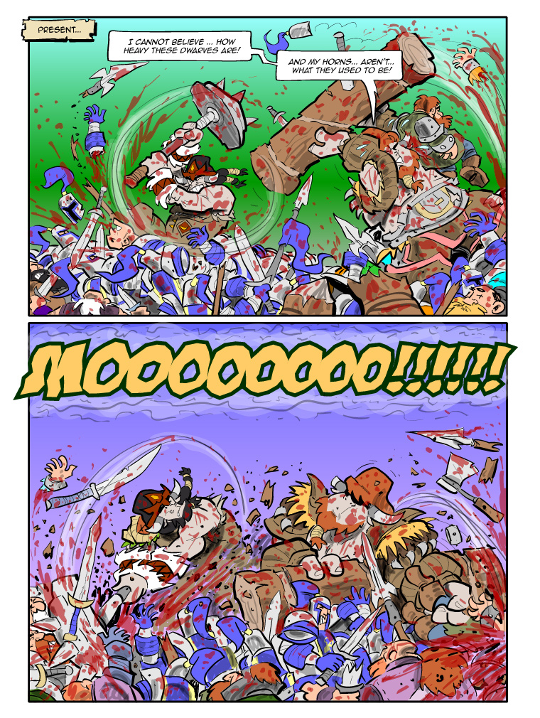 Teh Gladiators Webcomic: Boy's Blood, It's Fresh!