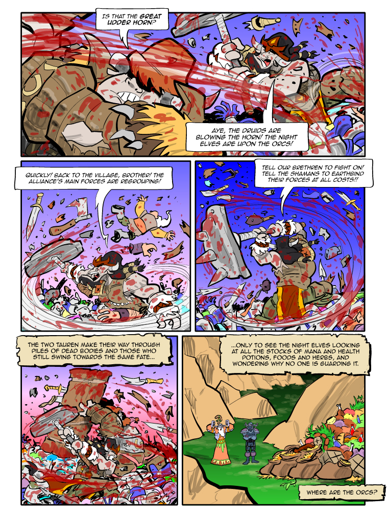 Teh Gladiators Webcomic: Behold! The Awesome Power of Moonfire!