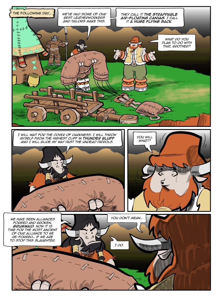 Teh Gladiators Webcomic: The Flying Sack