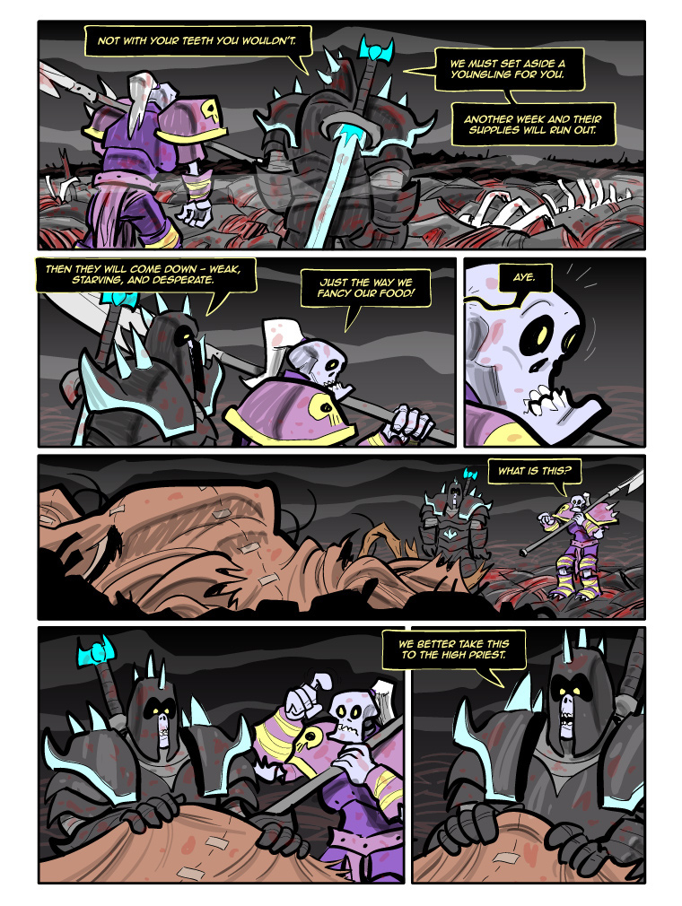 Teh Gladiators Webcomic: A Matter For the High Priest 