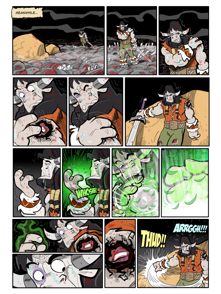 Teh Gladiators Webcomic: If Only I Had Leveled Up My Herbalism