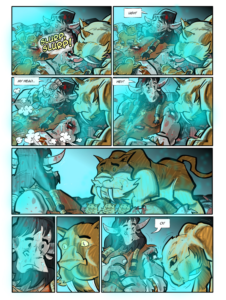 Teh Gladiators Webcomic: The Cubs to the Rescue!