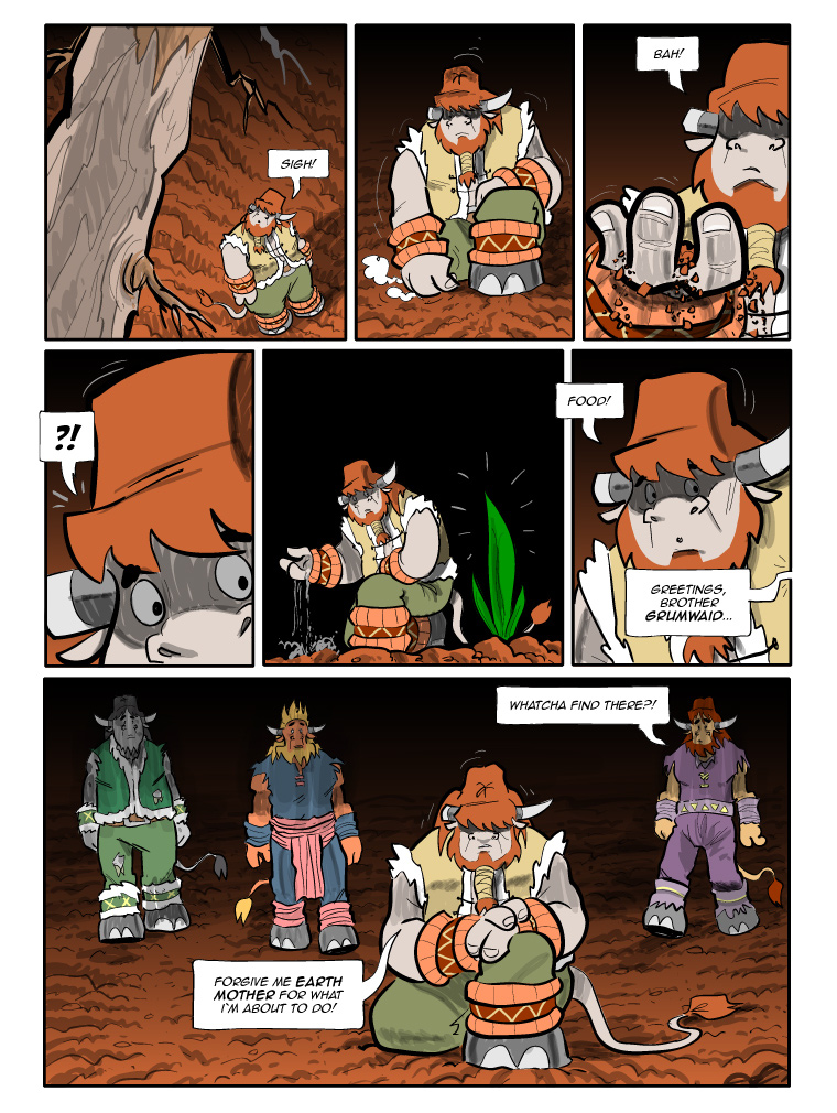 Teh Gladiators Webcomic: What is He About to Do?!