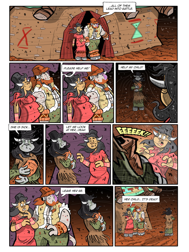 Teh Gladiators Webcomic: No Help for Her!