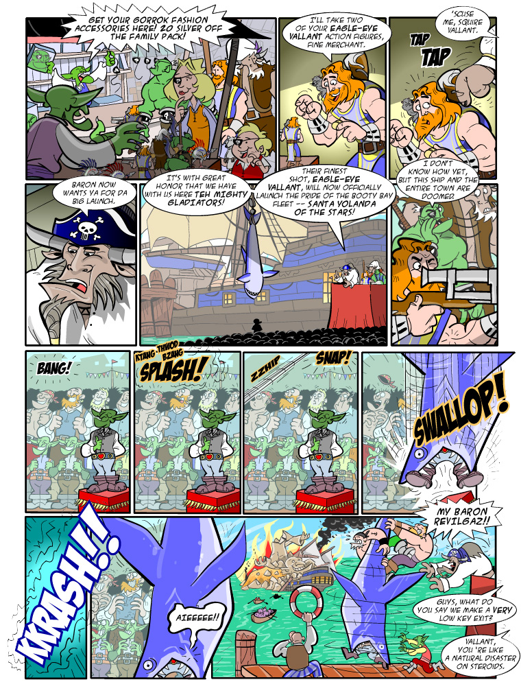 Teh Gladiators Webcomic: Eagle-Eye Strikes Again