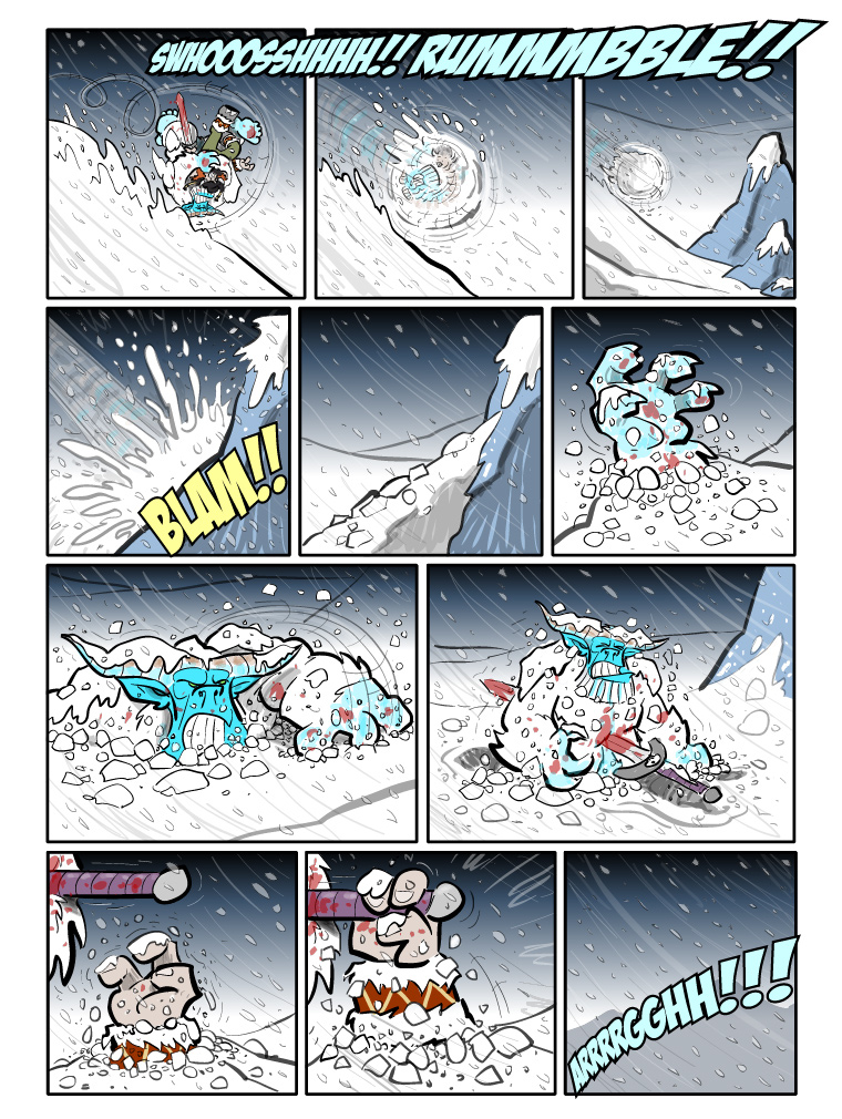Teh Gladiators Webcomic: The Mistery of the Useless Sword Hand!