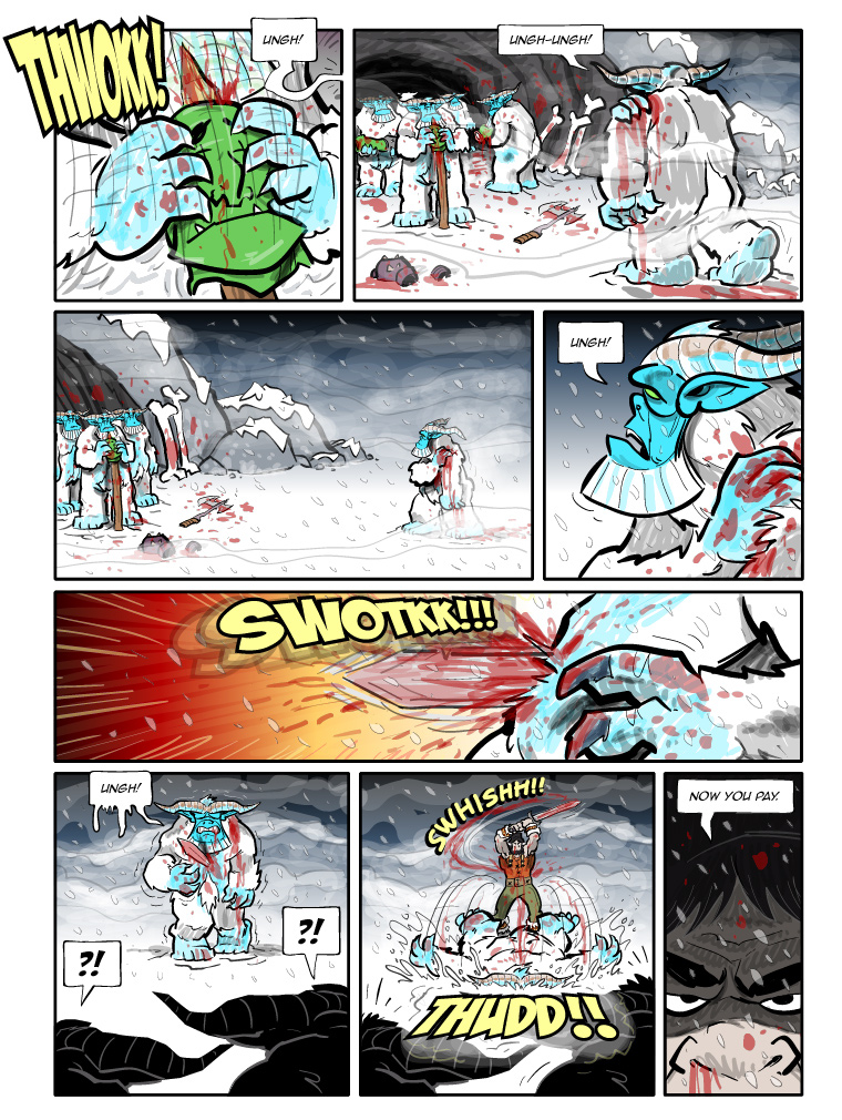 Teh Gladiators Webcomic: Now You Pay!