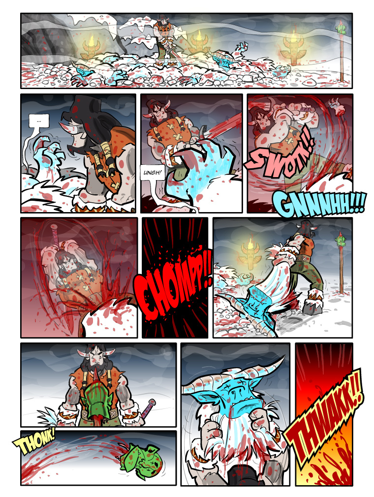 Teh Gladiators Webcomic: Epic Battle Ensues