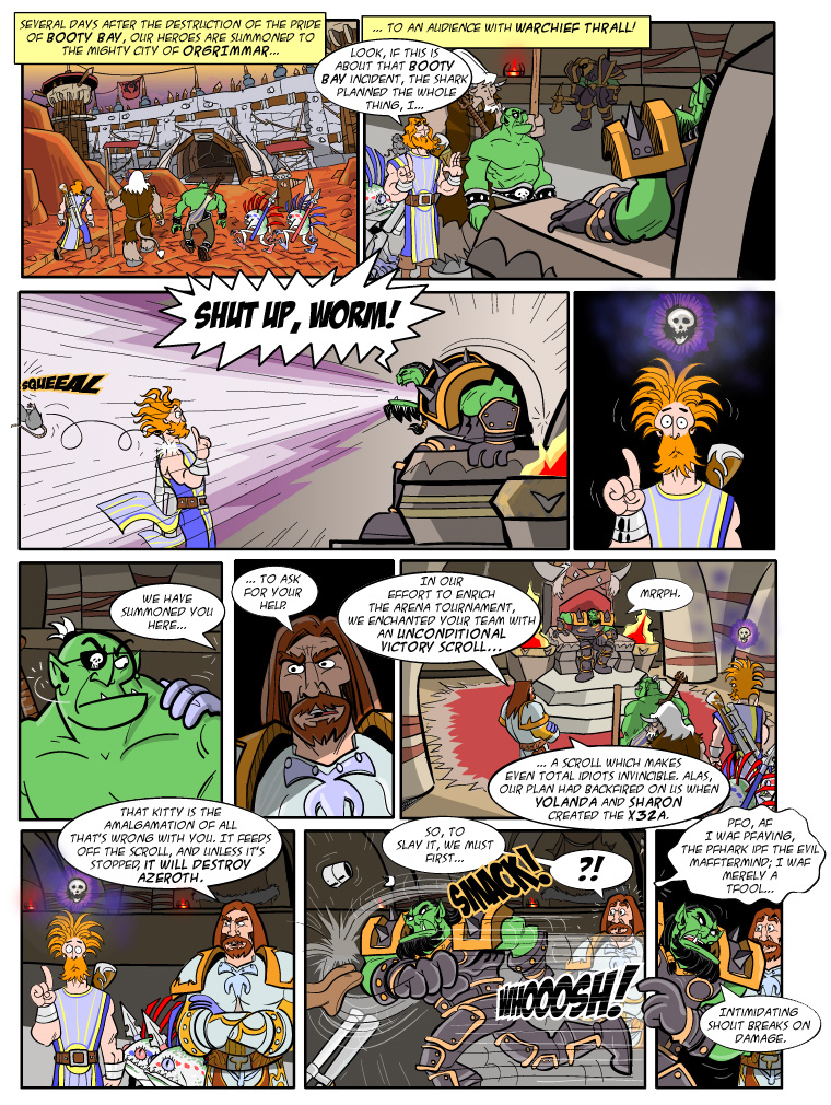 Teh Gladiators Webcomic: He Breaks on Damage
