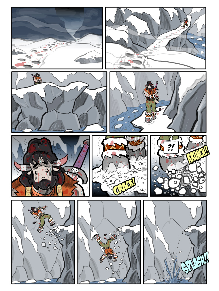 Teh Gladiators Webcomic: And Then He Took A Tumble