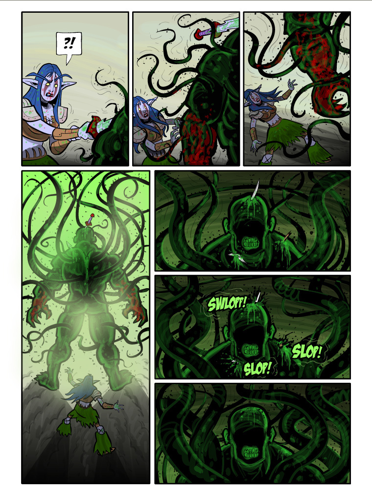 Teh Gladiators Webcomic: Elemental to the Rescue!