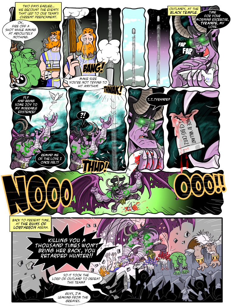 Teh Gladiators Webcomic: They Finally Meet Their Match