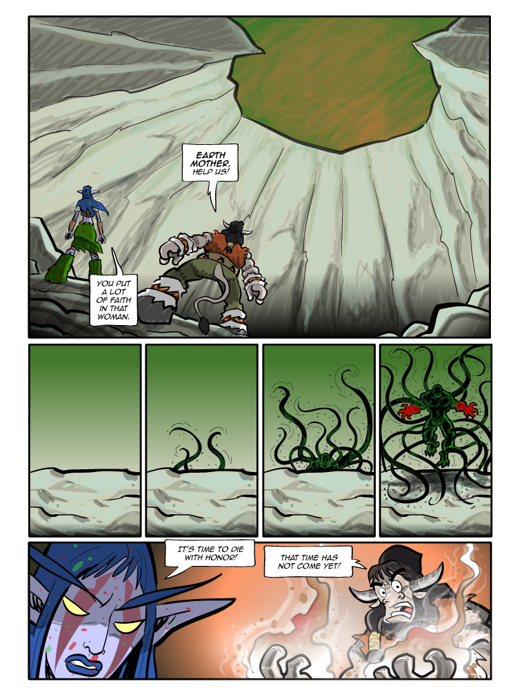 Teh Gladiators Webcomic: A Bag Full of Elementals