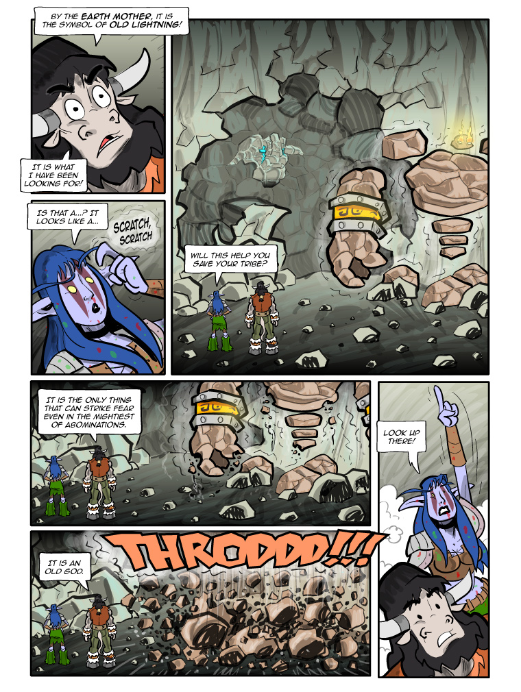 Teh Gladiators Webcomic: The Old God Awakens!