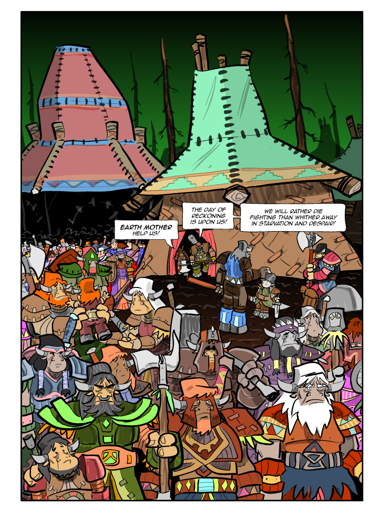 Teh Gladiators Webcomic: The Bulls Go Into Battle!