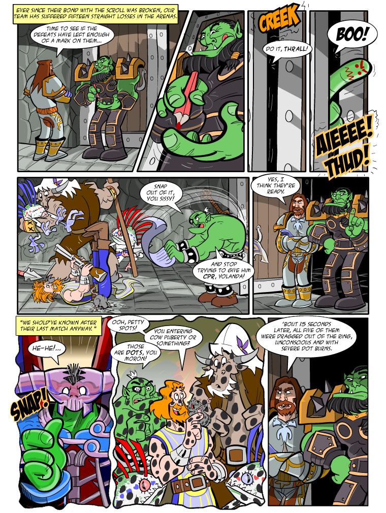 Teh Gladiators Webcomic: They Pass the Test