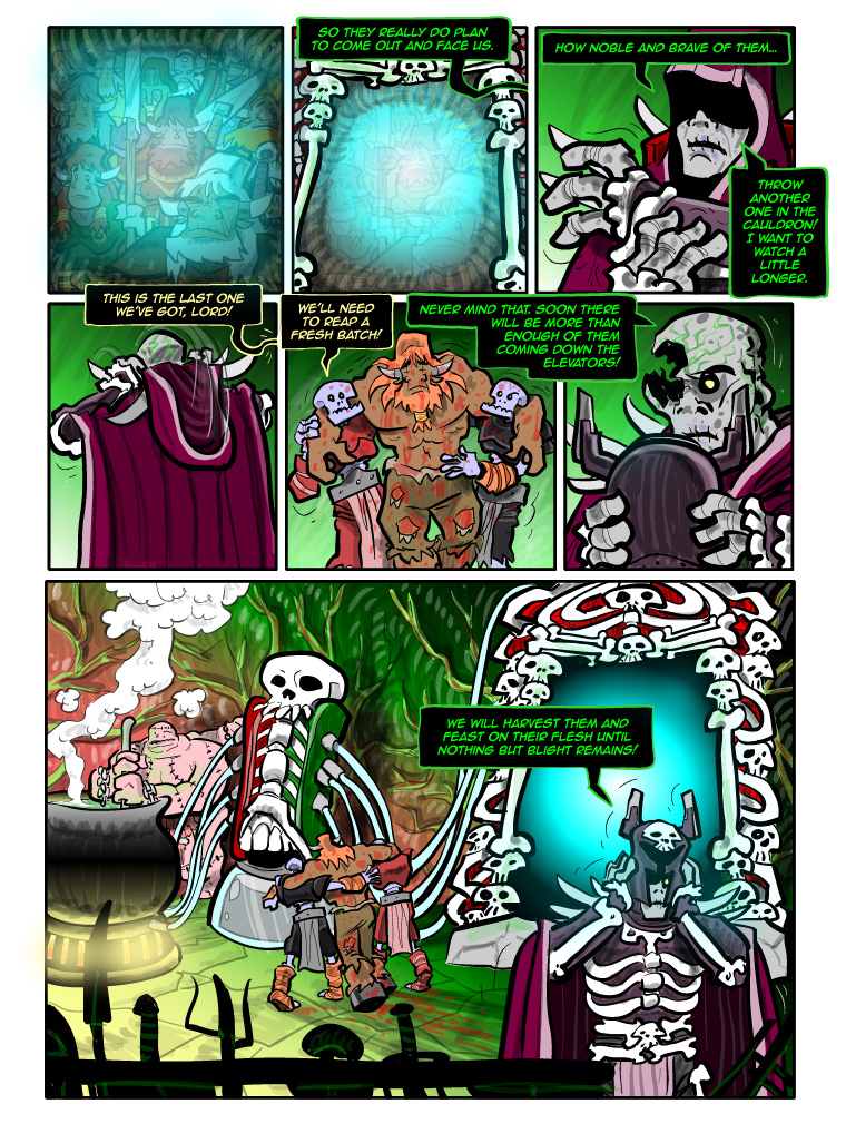Teh Gladiators Webcomic: Harvesting the Resources
