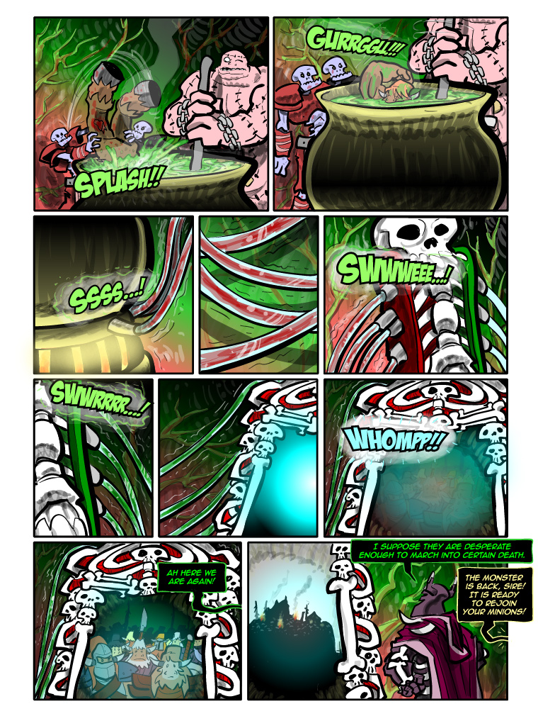 Teh Gladiators Webcomic: Harvesting the Resources