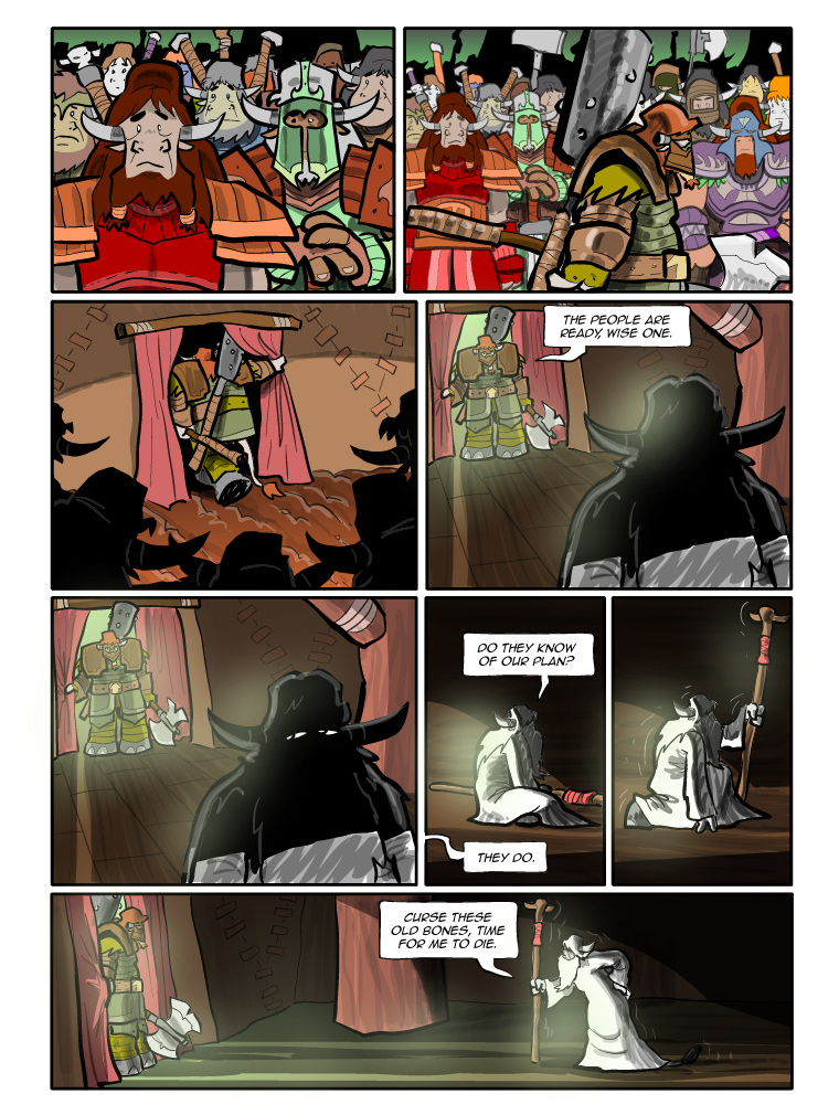 Teh Gladiators Webcomic: Curse These Old Bones